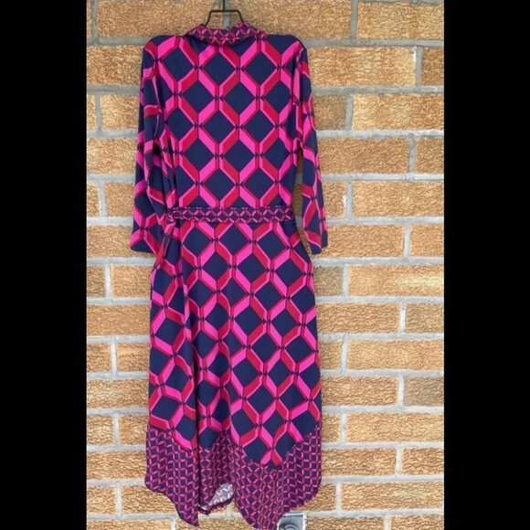 Monsoon Gabby Geo Print Shirt Dress size 8 - Picture 12 of 14